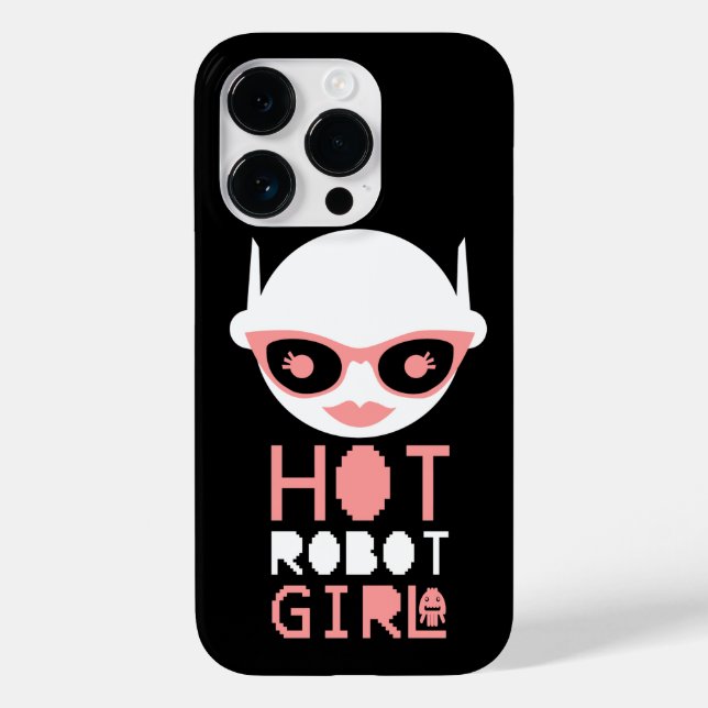 Hot Roboter Case-Mate iPhone 14 Pro Hülle (Rückseite)