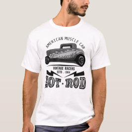 hot rod american Auto Muskel Vintar Racers T-Shirt