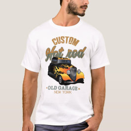 Hot Rod Custom Auto Garage New York Hips T-Shirt