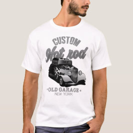 Hot Rod Custom Auto Garage New York Hips T-Shirt