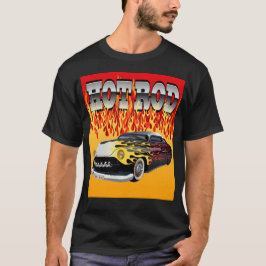 Hot Rod Flamme Feuer Auto By Hipster Skulls T-Shirt