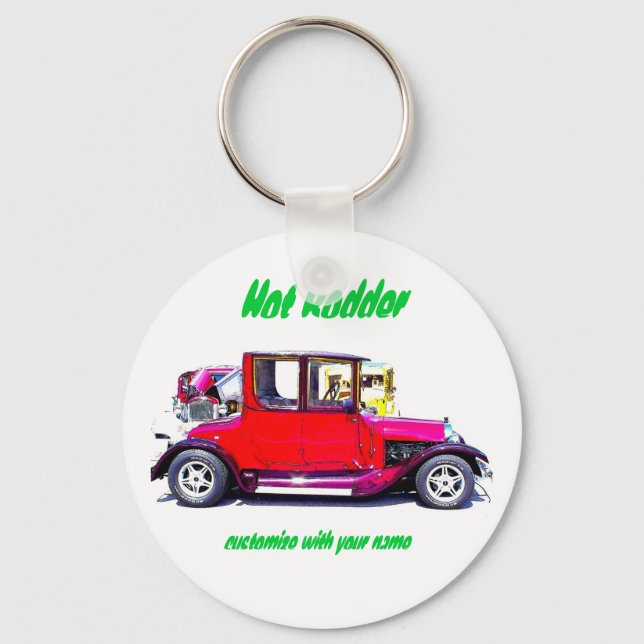 Hot Rodder Schlüsselanhänger (Vorderseite)