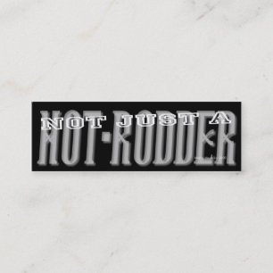 Hot-Rodder - Social Media Personal Card Mini Visitenkarte