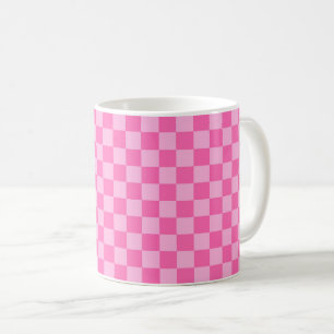 Hot Roink Checkerboard Kaffeetasse
