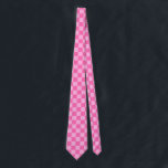 Hot Roink Checkerboard Krawatte<br><div class="desc">Hot Roink Checkerboard</div>