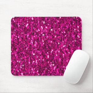 Hot-Rosa-Glitzern Imitate Glitzer Mousepad