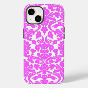 Hot rose Damask iPhone 14 Coque