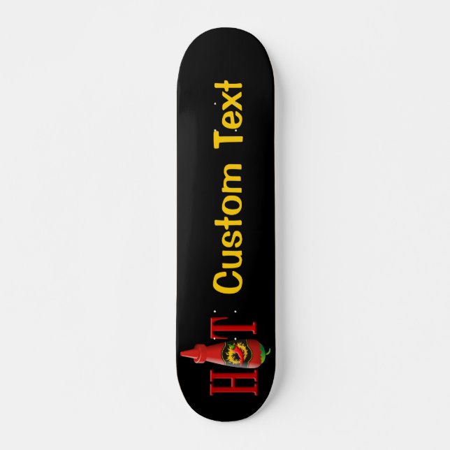 Hot Sauce Bottle Skateboard (Vorne)
