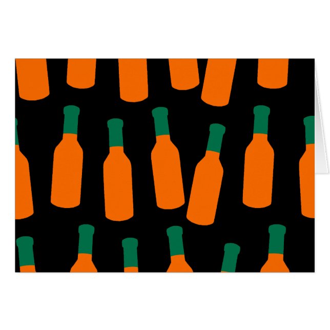 Hot Sauce Flaschen (Vorderseite (Horizontal))
