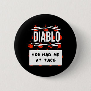 HOT SAUCE Group Halloween DIABLO SAUCE Sie hatten Button