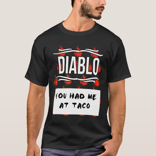 HOT SAUCE Group Halloween DIABLO SAUCE Sie hatten  T-Shirt (Vorderseite)