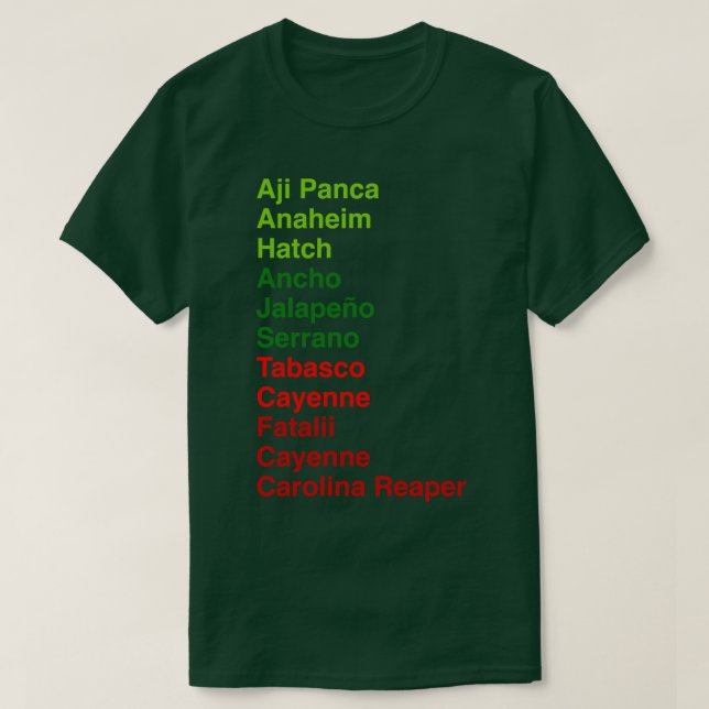 Hot Sauce Paprikaschoten List Ghost Pepper olina S T-Shirt (Design vorne)