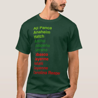 Hot Sauce Paprikaschoten List Ghost Pepper olina S T-Shirt