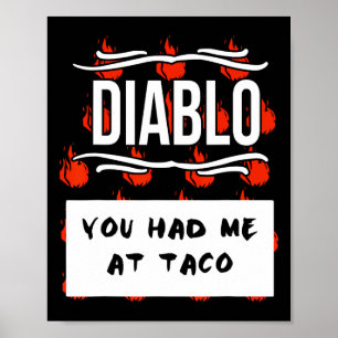 Hot Sauces Group Halloween Diablo Sauce Sie hatten Poster