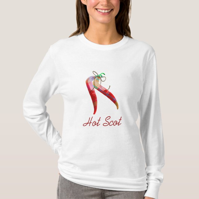 Hot Schotte Ladys T - Shirt (Vorderseite)