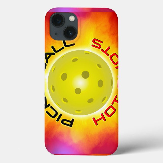 Hot Shots bei Pickleball 1 Case-Mate iPhone Hülle (Rückseite)