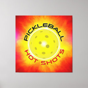 Hot Shots bei Pickleball 1 Leinwanddruck