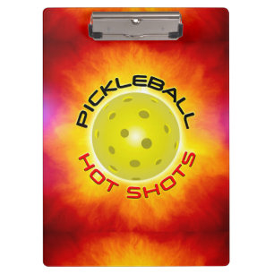 Hot Shots in Pickleball 1 Zwischenablage Klemmbrett