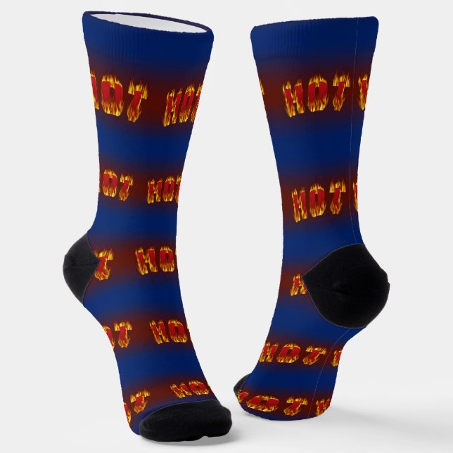 Hot Sign Socken (Gewinkelt)