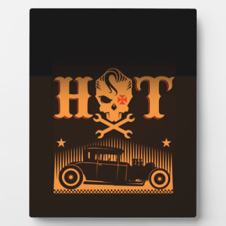Hot Skull Rods Fotoplatte