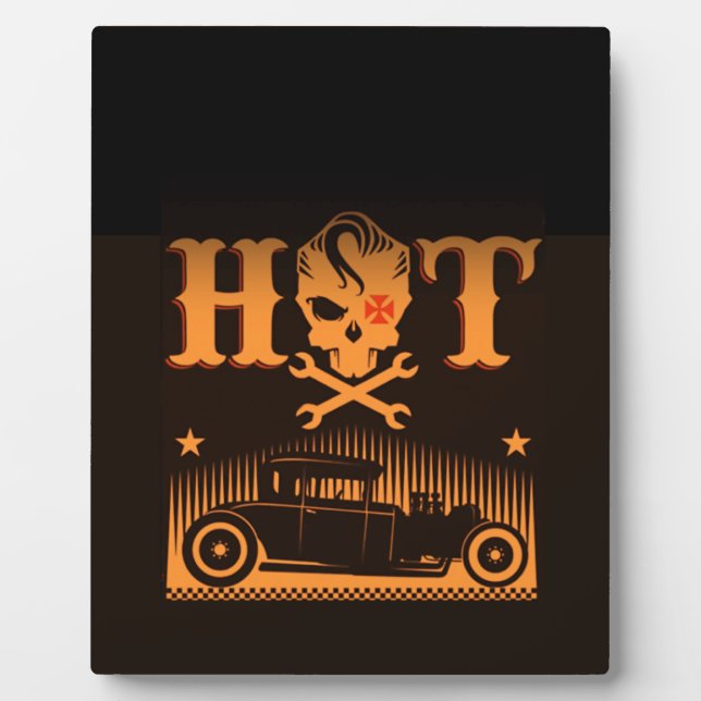 Hot Skull Rods Fotoplatte (Vorderseite)