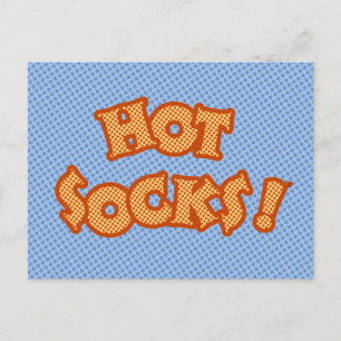 Hot Socks Postkarte
