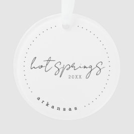Hot Springs, Arkansas AR Travel Vereinigte Staaten Ornament