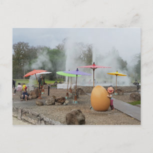 Hot Springs in Chiang Mai Thailand Postkarte