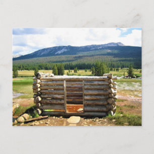 Hot Springs in Tuolumne Meadows, Yosemite, CA Postkarte
