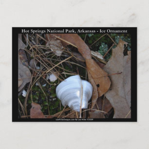 Hot Springs National Park, AR - Eis-Ornament-Gesch Postkarte