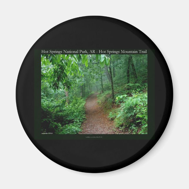 Hot Springs National Park, AR Fading Fog Geschenke Magnet (Vorne)