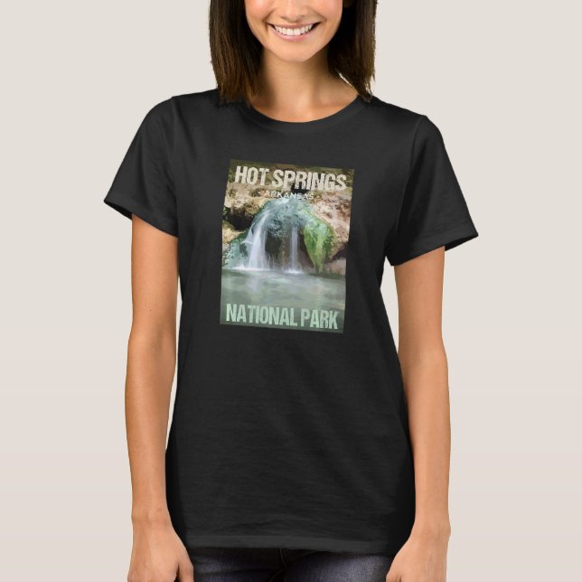 Hot Springs National Park Arkansas Poster T-Shirt (Vorderseite)