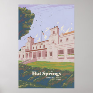 Hot Springs National Park Reiseplakat Poster