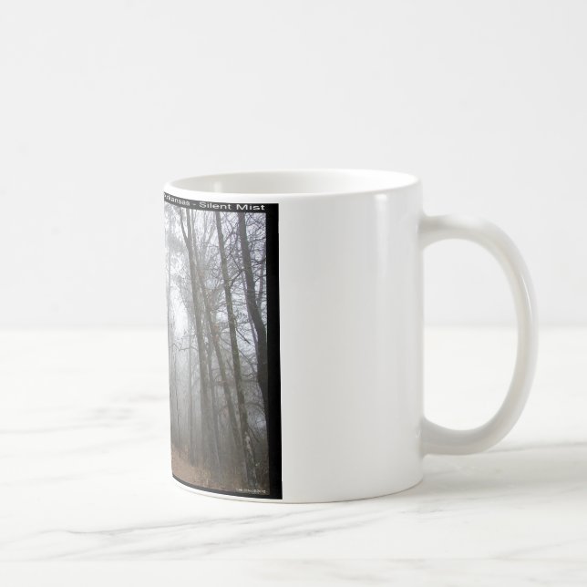 Hot Springs Nationalpark, AR Silent Mist Geschenke Kaffeetasse (Rechts)