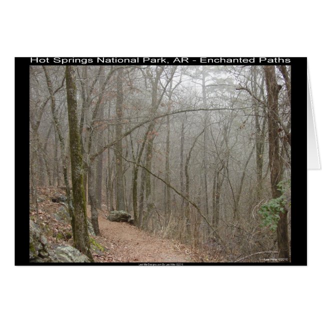 Hot Springs Nationalpark, AR - verzauberte Wege (Vorderseite (Horizontal))