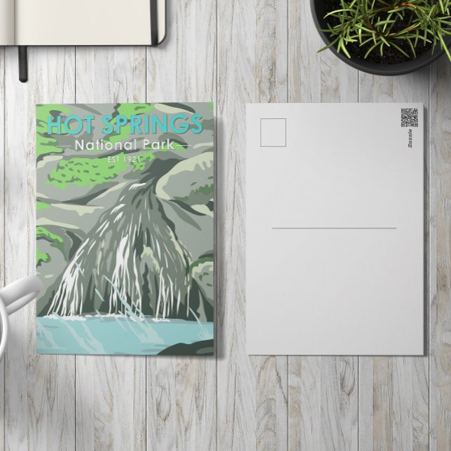 Hot Springs Nationalpark Arkansas Vintag Postkarte (Von Creator hochgeladen)