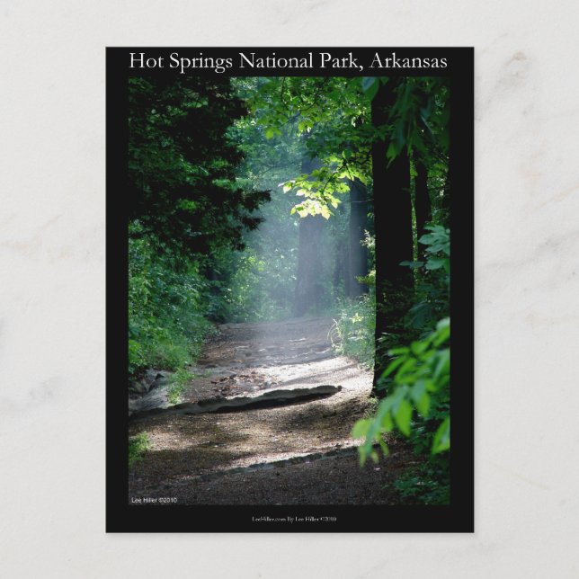 Hot Springs Nationalpark Tote Haupttracht Geschenk Postkarte (Vorderseite)