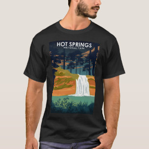 Hot Springs Nationalpark Vintag Minimal Retro T-Shirt