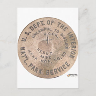 Hot Springs US Dept Of The Interior Geschenke Bekl Postkarte