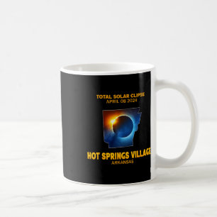 Hot Springs Village Arkansas 2024 Total Solar Ecli Kaffeetasse