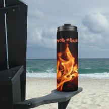 Hot-Stuff Burning Flames Black individuell einstel