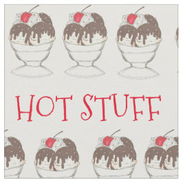 HOT STUFF Eiscreme Sonntag Valentinstag Stoff