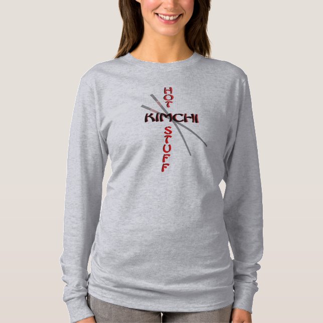 Hot Stuff - Kimchi - Chopsticks T-Shirt (Vorderseite)