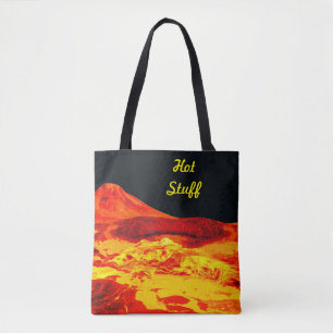 Hot Stuff Lava auf Totbeutel Tasche