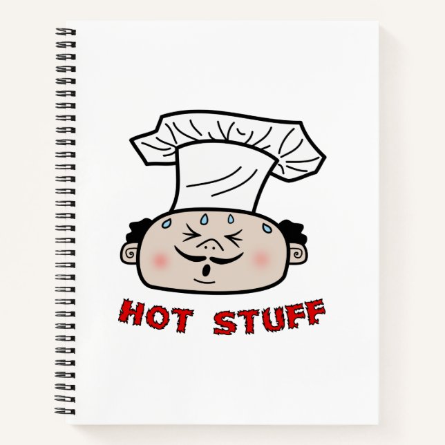 Hot Stuff Notizbuch (Vorderseite)