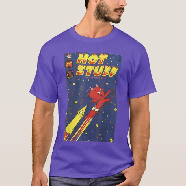 Hot Stuff Stary Comic Cover funny T-Shirt (Vorderseite)