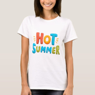 Hot Summer - Hot Summer Season Briefmarke T-Shirt