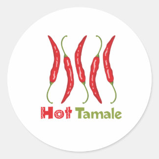 Hot Tamale Runder Aufkleber