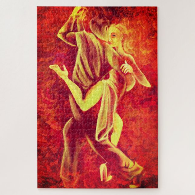 Hot Tango Dance Puzzle - Gemälde für Feuerzeuge (Vertikal)