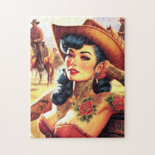 Hot Tattoo Cowgirl